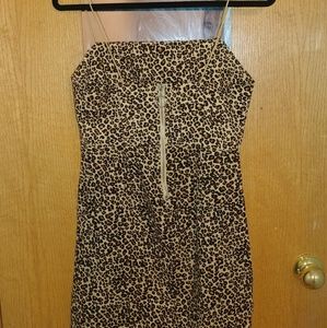 Leopard print dress